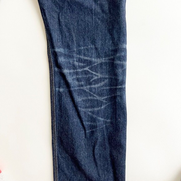 D.M.G Denim Jeans Made in Japan 11-160C Whispering Dark Wash Straight Leg Sz L - Picture 6 of 11